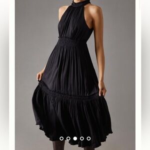 Anthropologie Tiered Halter Dress